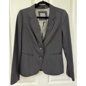 The Limited Luxe Collection Size 2 Gray Pin Stripe Career Blazer